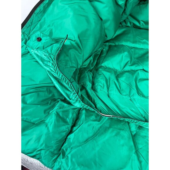 Vintage Polo Sport Ralph Lauren Puffer Down Jacket Black/Green Men's XL '90's - Picture 7 of 12